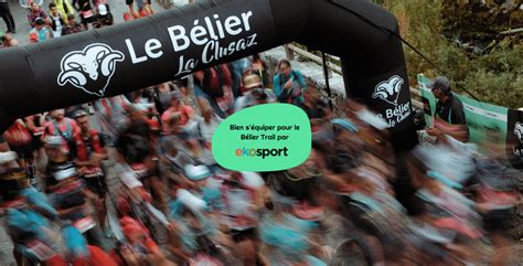 Bien séquiper pour le Bélier Trail par Ekosport Le Bélier La Clusaz