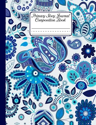 Primary Story Journal Composition Book Premium Paisley Floral Primary