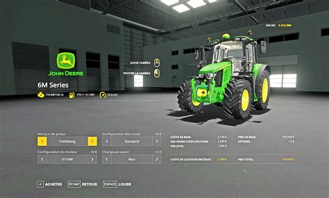 JOHN DEERE 6M 2020 V1 0 FS19 Mod FS19 Net