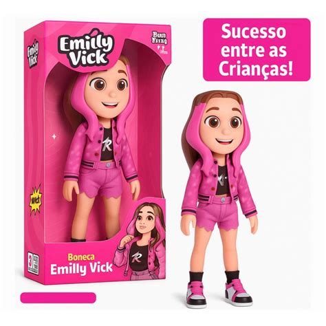 Boneca Dos Rosas Emilly Vick - Boneca dos Rosas Emilly Vick 25cm Original Baby Brink | Shopee Brasil