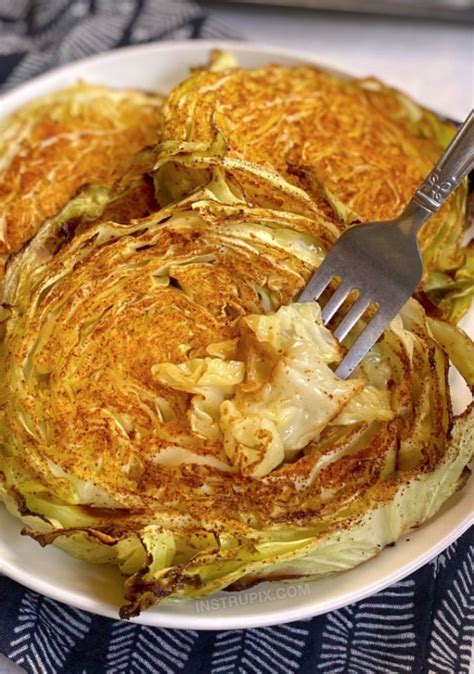 Oven Roasted Cabbage Steaks Easy Healthy Low Carb