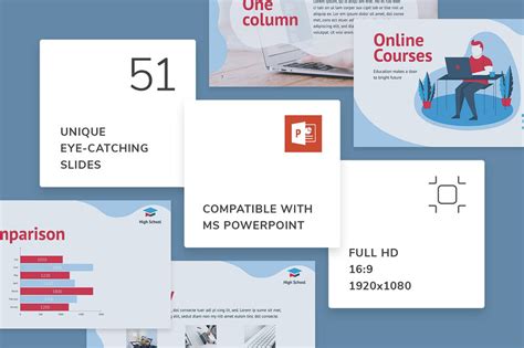 Online Courses Presentation Powerpoint Template