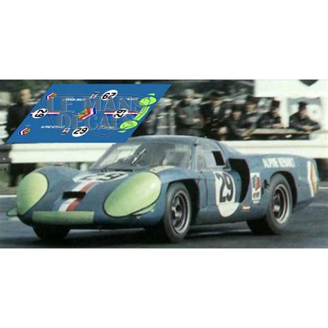 Alpine A220 - Le Mans 1968 nº29 - LEMANSDECALS