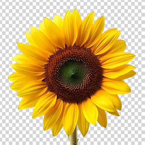 Premium PSD Sun Flower Isolated On Transparent Background