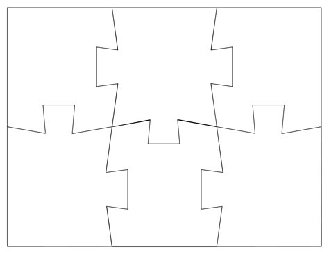 Puzzle Piece Template - Customize Your Own Puzzle Design