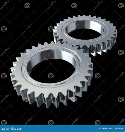 Teamwork Gears Stock Illustration Illustration Of Engineering 27396595