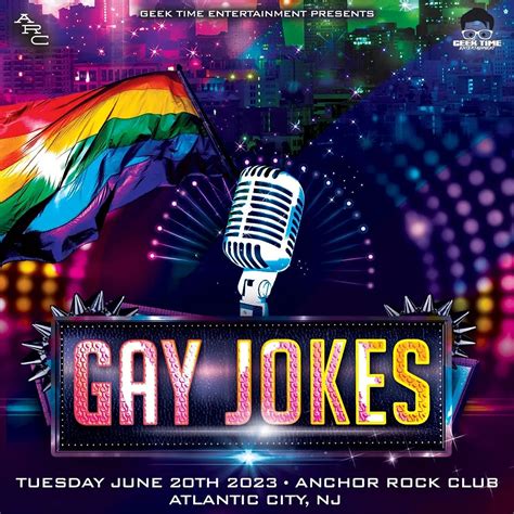 Gay Jokes Pride Comedy Night Tickets At Anchor Rock Club In Atlantic