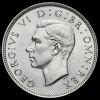 George Vi Silver Two Shilling Coin Florin A Unc