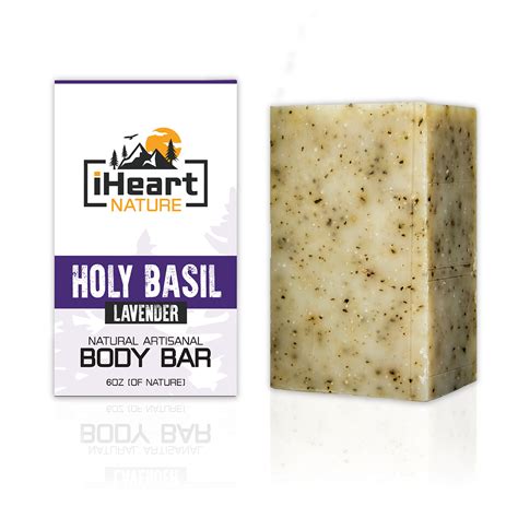 Organic Holy Basil Tulsi Soap Bar 6 Oz Usa Made Detoxifying