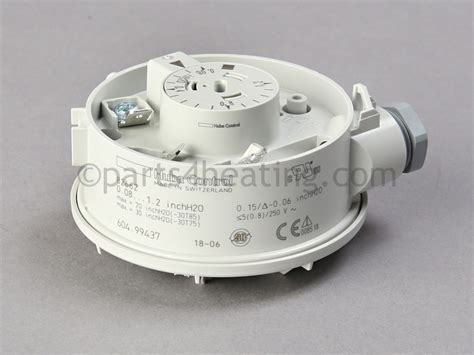 NTI 82662 Air Switch Huba 604 E021180 Set 2 In Wc Lx150 Lx150E