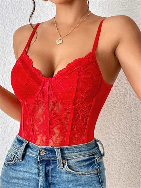 Search Lace Bodysuit Shein Usa