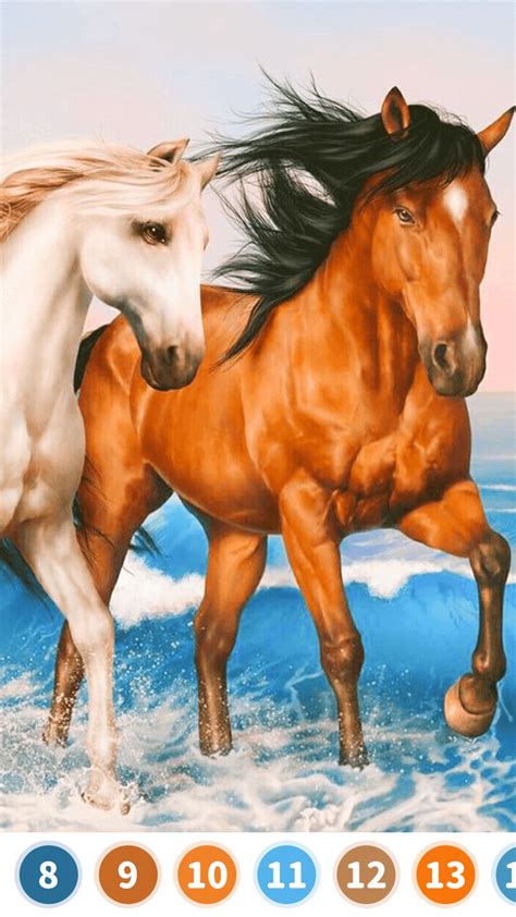 Horse Color by Number for Android - Download