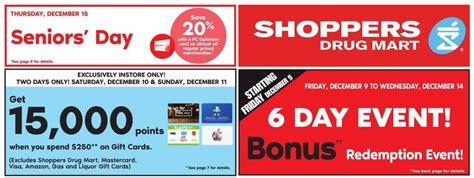 Shoppers Drug Mart Canada Get 15 000 PC Optimum Points When You Spend