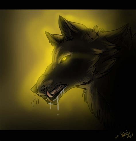 Gold wolf by Halestorm019 on DeviantArt