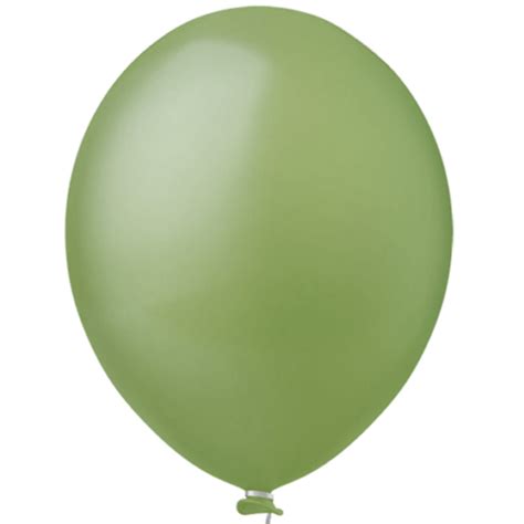 Balão Látex Prime Verde Eucalipto 12 Polegadas 25 Unidades