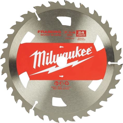 Milwaukee 7 1 4 24t Basic Framing Blade