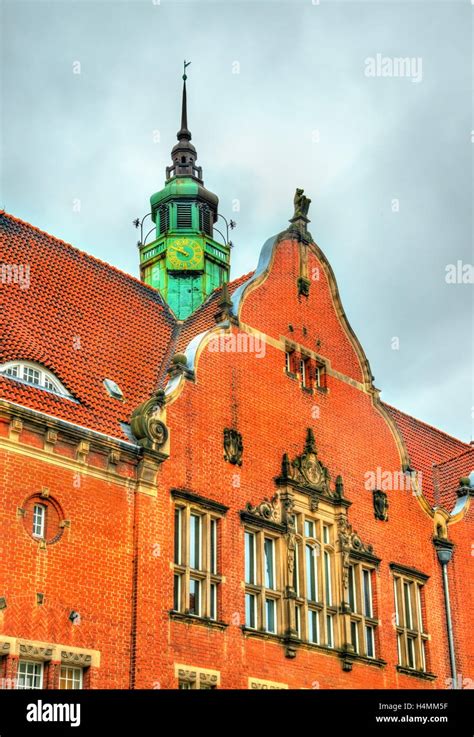 Buildings In The Old Town Of Lubeck Germany Stock Photo Alamy