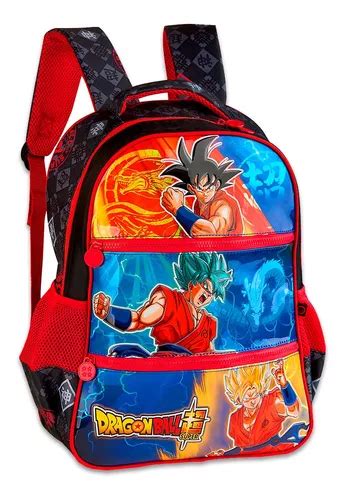 Mochila Escolar Goku Dragon Ball Super Red Mercadolibre