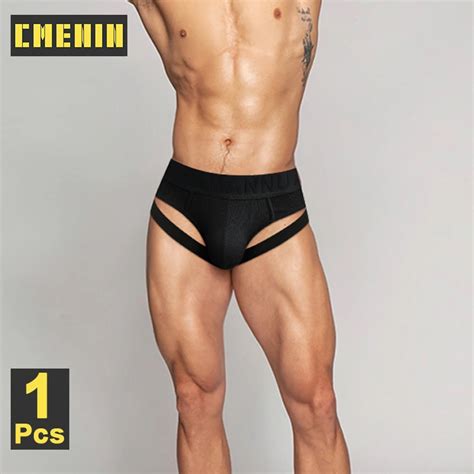 CMENIN Slip Taille Basse En Coton Pour Homme Sous V Tement Sexy Gay Bikini Jockstrap