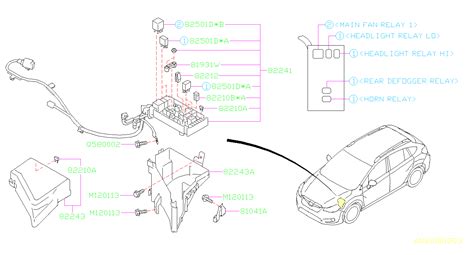 Subaru Crosstrek Awd Fuse Box Diagrams