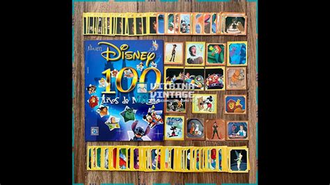 Álbum DISNEY 100 AÑOS DE MAGIA set completo a pegar año 2001