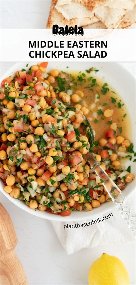 Balela Middle Eastern Chickpea Salad In 2024 Vegan Salad Recipes