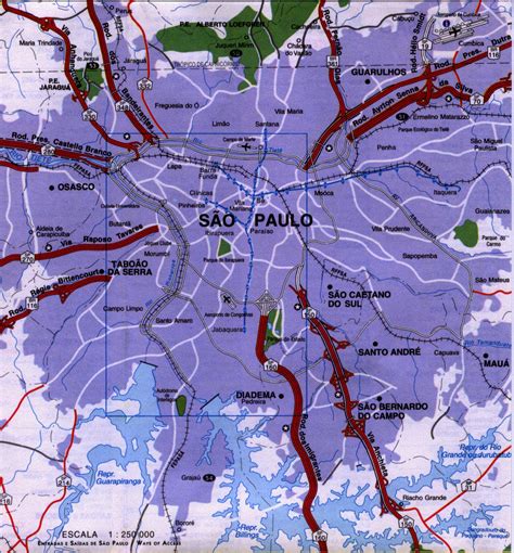 Sao Paulo Map