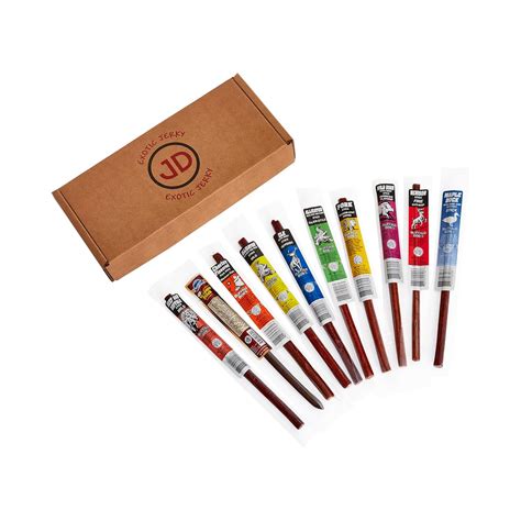 Amazon.com: Jerky Dynasty Buffalo Bob's Mixed Exotic Variety Set - 10
