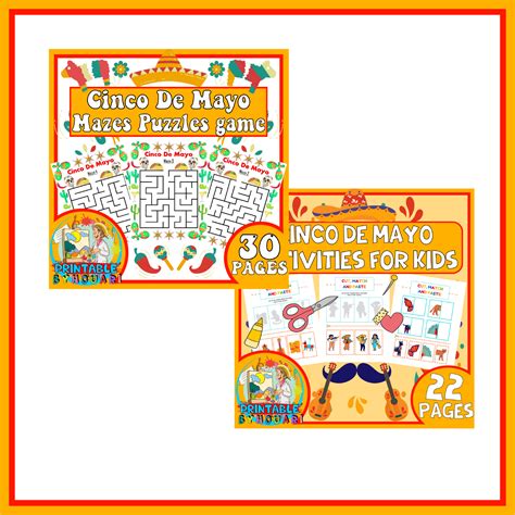 Cinco De Mayo activities for kids- Mexico Activity For Cinco De Mayo- bundle | Made By Teachers