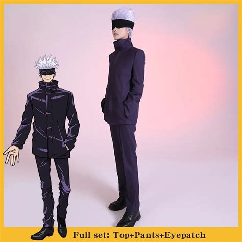 Gojo Satoru Cosplay Costume Anime Jujutsu Kaisen Cosplay Costume Men