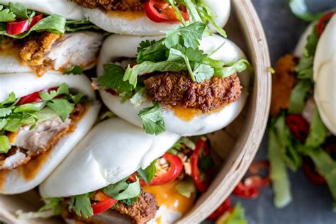 30 Minute Crispy Chicken Bao Buns Taylahs Kitchen