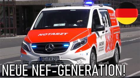 Jubiläumsdesign Einsatzfahrten neue NEF Generation Berufsfeuerwehr