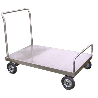 Stainless Steel Platform Trolley For Industrial Load Capacity