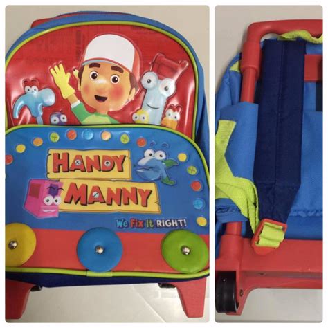 Small Rolling Backpack Disney Handy Manny Babies And Kids Going Out