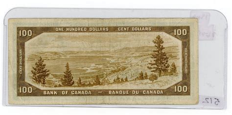 100 DOLLAR BILL (CANADA) *1954* - Schmalz Auctions