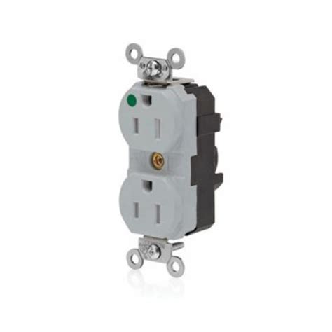 Leviton Lev Lok MT820 ILG 1 Phase Duplex Extra Heavy Duty Illuminated