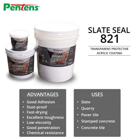 Pentens Slate Seal Water Based Transparent Protecting Acrylic