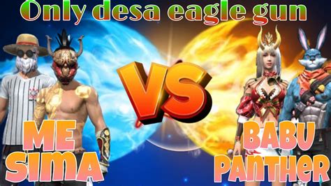 Duo Vs Duo 🥶custom Friendly Match🔥only Desa Eagle Gun😘greena Free Fire