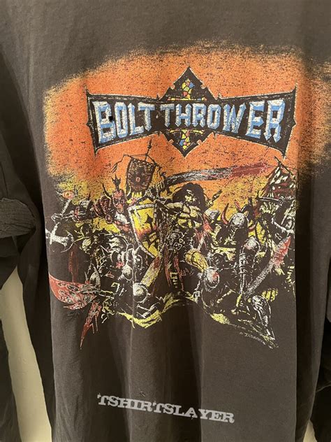 1991 Bolt Thrower War Master Longsleeve TShirtSlayer TShirt And