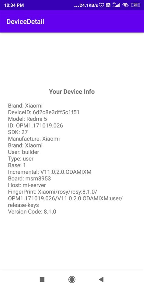 How to Get the Device Information in Android? - GeeksforGeeks