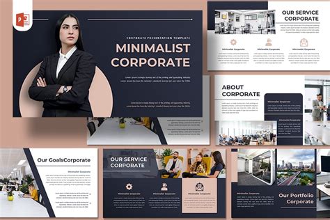 Minimalist Corporate - PowerPoint Template, Presentation Templates ...