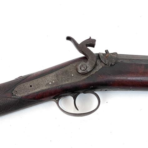 Lot 153 A Percussion Musket With Ramrod The Lock