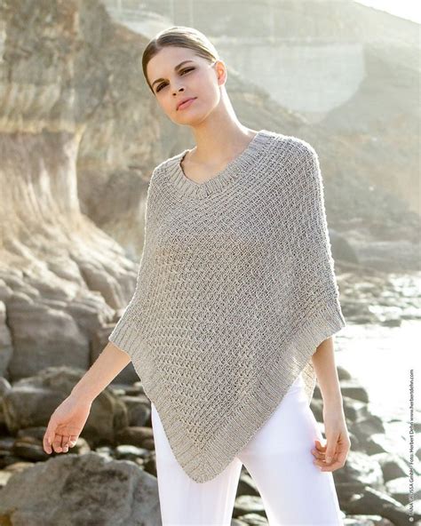 Modelle Poncho Im Rippenwebmuster Lana Grossa Fashion Women Poncho