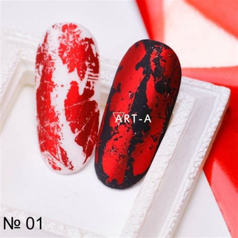 Фольга переводная АртА красный металлик 01(арт. 071537 :пр:501xx ...