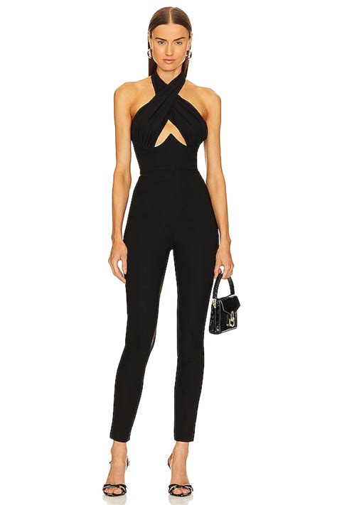 Michael Costello X REVOLVE Circe Jumpsuit In Black REVOLVE