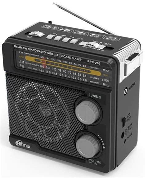 Магнитола Ritmix RPR-202 BLACK Донецк