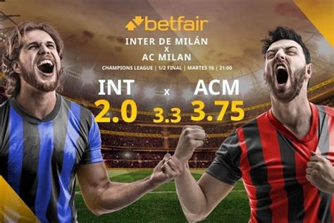 Pron Sticos Inter De Mil N Vs Ac Milan Estad Sticas Y Pron Sticos Marca