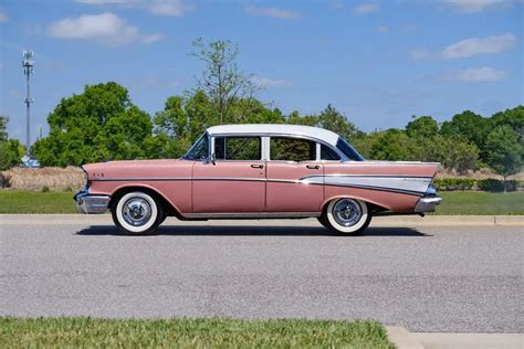 1957 Chevrolet Bel Air Fuel Injection Overdrive And AC Canyon Coral