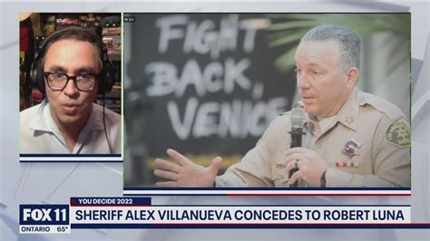 Alex Villanueva Concedes In Sheriff S Race YouTube