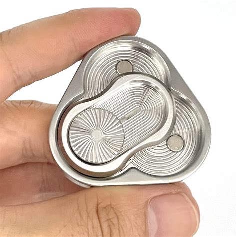 Buy Triangle Rotation Fidget Slider Edc Adult Metal Fidget Toys Adhd